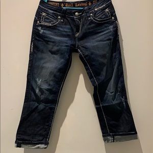 Rock Revival Cropped Jeans